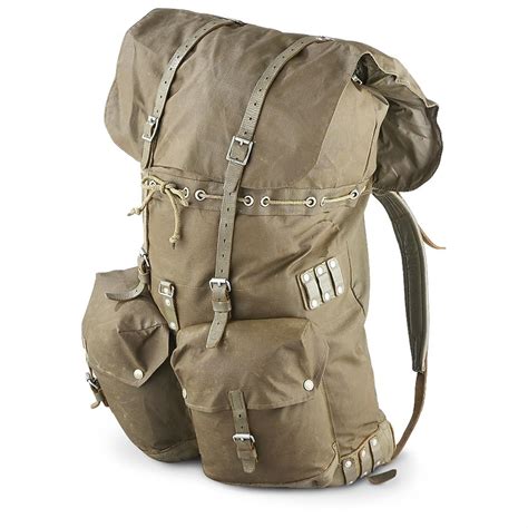 swiss army military backpack.